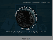 Tablet Screenshot of cranberrytech.com